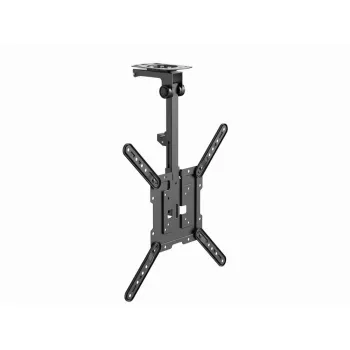 Uchwyt sufitowy do telewizora GEMBIRD CM-55ST-01 — pełnozakresowy uchwyt sufitowy do ekranów 23–55 cali (VESA od 75×75 do 400×400), maks. 20 kg, czarny