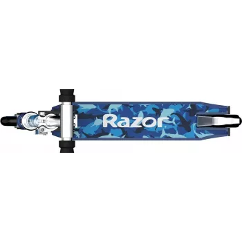 Kick scooter Razor Model A Shark Camo — składana, lekka hulajnoga nożna dla dzieci i nastolatków, 2 koła, regulowana kierownica, maks. obciążenie 65 kg