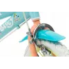 Rower dziecięcy Toimsa Bluey 12 cali — koło 12 cali, niebieski i limonkowy, hamulce przednie i tylne, kółka boczne
