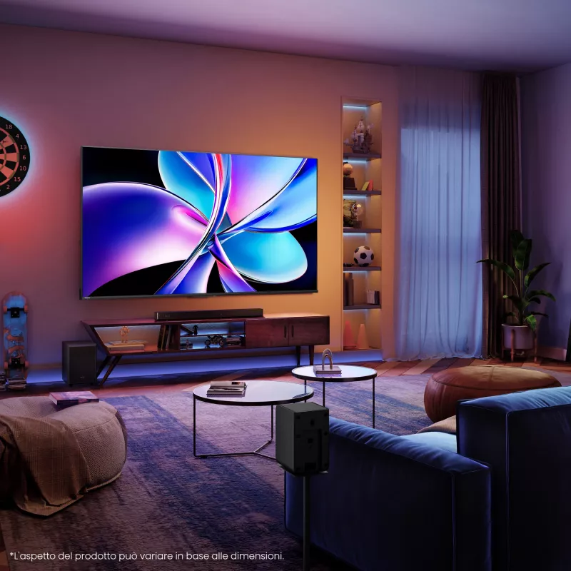 Hisense E7Q PRO 50E7Q PRO 127 cm (50 cali) 4K Ultra HD Smart TV Wi-Fi Czarny
