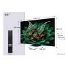 Telewizor TCL 65C7K 165,1 cm (65 cali) 4K Ultra HD Smart TV Wi-Fi Metaliczny 2600 cd/m²