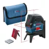 Bosch GCL 2-15 Poziomica liniowa/punktowa 15 m 650 nm (
