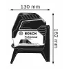Bosch GCL 2-15 Poziomica liniowa/punktowa 15 m 650 nm (