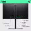 Monitor HP E-Series E22 G5 FHD, 54,6 cm (21,5 cala), 1920 x 1080 pikseli, Full HD, LCD, 5 ms, Czarny, Srebrny