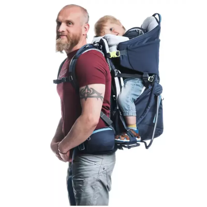 Plecak do noszenia dziecka DEUTER Kid Comfort Poliamid Niebieski, maks. obciążenie 22 kg, waga 3,23 kg, wymiary 72×43×34 cm