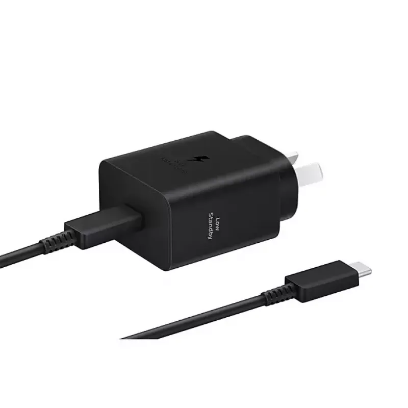 Ładowarka sieciowa Samsung EP-T4511 45 W USB‑C PD 3.0, 100–240 V, czarna, do smartfona i tabletu