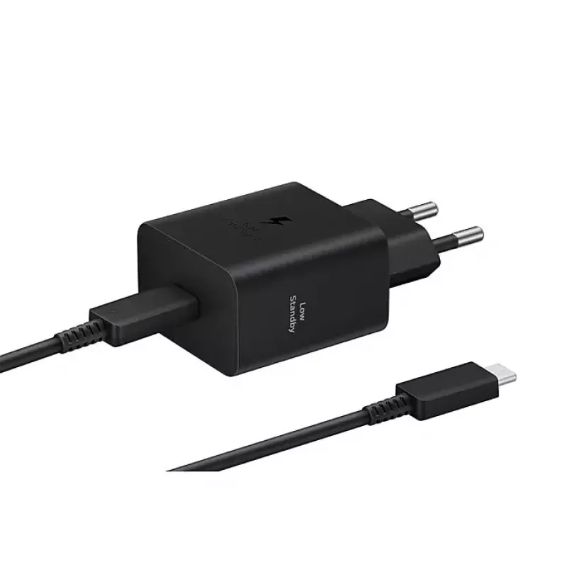 Ładowarka sieciowa Samsung EP-T4511 45 W USB‑C PD 3.0, 100–240 V, czarna, do smartfona i tabletu