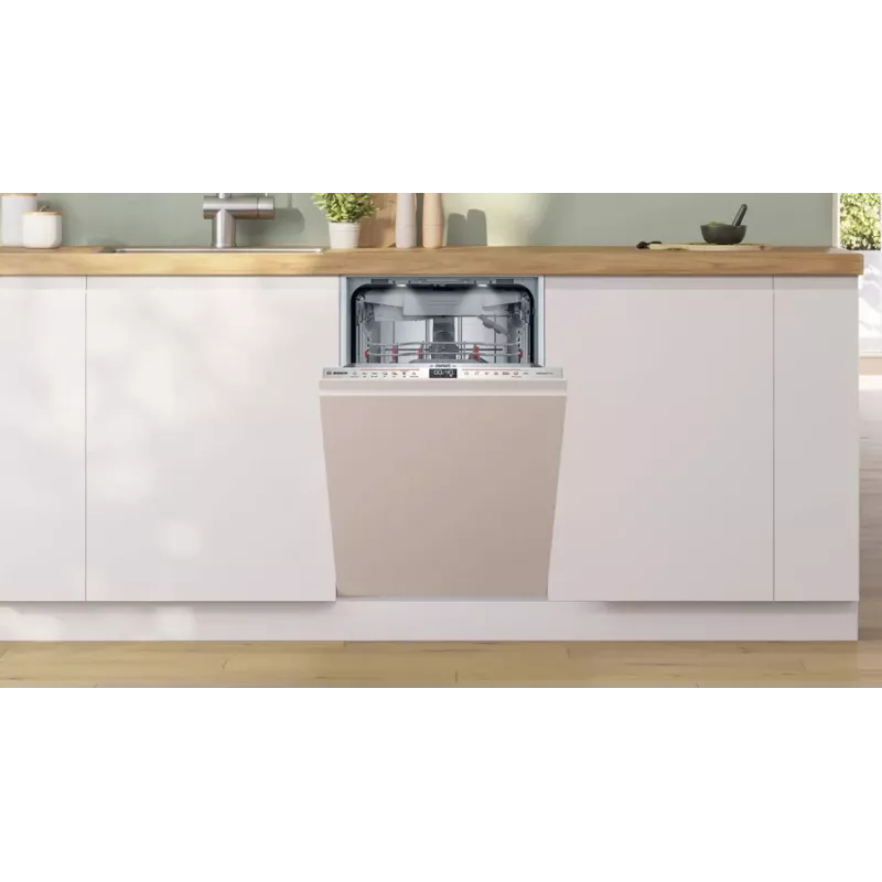 Zmywarka do zabudowy Bosch Serie 6 SPV6EMX09E, Slimline 45 cm, 10 kompletów, 6 programów, 44 dB, Klasa energetyczna B
