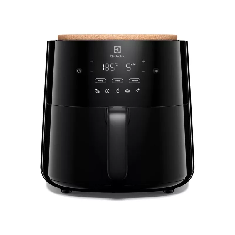 Frytkownica beztłuszczowa Electrolux EAF5B — 5 l, 1500 W, do 200 °C, 8 programów, sterowanie dotykowe, wyświetlacz LED