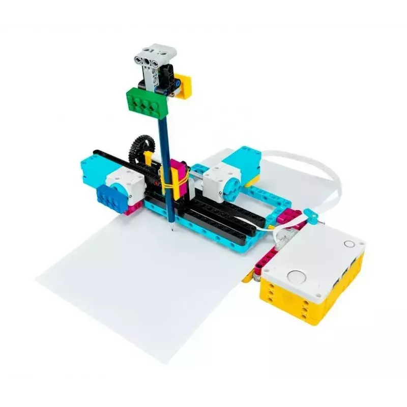Zestaw edukacyjny robotyki LEGO SPIKE Prime 45678 — 528 elementów, 2 minifigurki, dla dzieci od 10 lat
