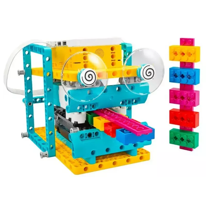 Zestaw edukacyjny robotyki LEGO SPIKE Prime 45678 — 528 elementów, 2 minifigurki, dla dzieci od 10 lat