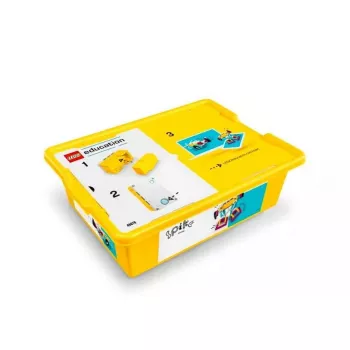 Zestaw edukacyjny robotyki LEGO SPIKE Prime 45678 — 528 elementów, 2 minifigurki, dla dzieci od 10 lat