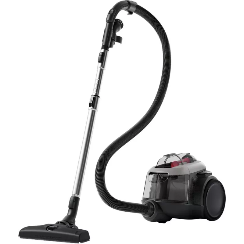 Odkurzacz Electrolux EL61A4UG, bezworkowy odkurzacz na sucho, moc maks. 700 W, siła ssania 170 W, kabel 9 m, promień roboczy 12 m, szary