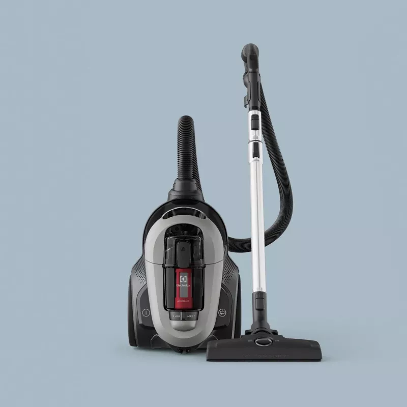 Odkurzacz Electrolux EL61A4UG, bezworkowy odkurzacz na sucho, moc maks. 700 W, siła ssania 170 W, kabel 9 m, promień roboczy 12 m, szary