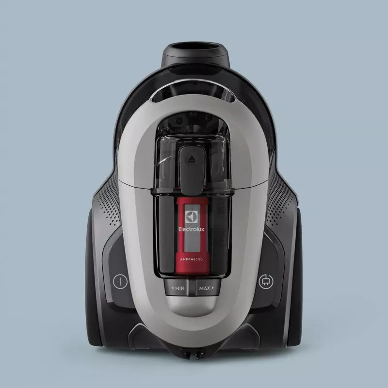 Odkurzacz Electrolux EL61A4UG, bezworkowy odkurzacz na sucho, moc maks. 700 W, siła ssania 170 W, kabel 9 m, promień roboczy 12 m, szary