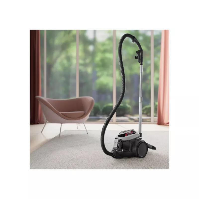 Odkurzacz Electrolux EL61A4UG, bezworkowy odkurzacz na sucho, moc maks. 700 W, siła ssania 170 W, kabel 9 m, promień roboczy 12 m, szary