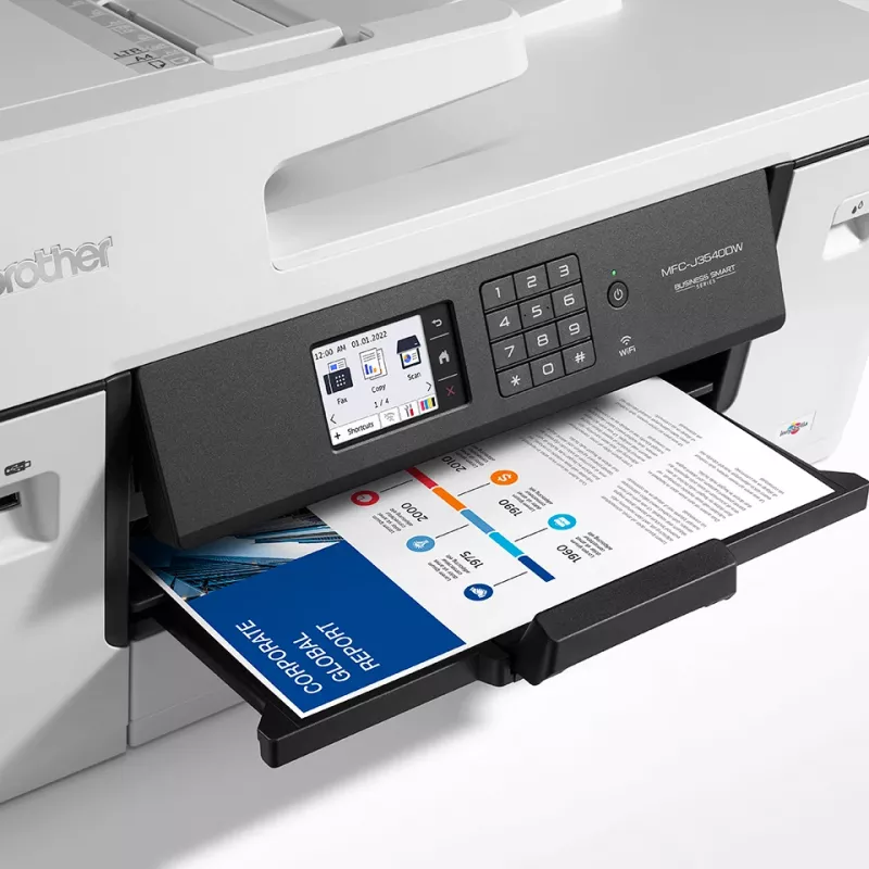 Wielofunkcyjna drukarka atramentowa Brother MFC-J3540DW — A3, kolor, Wi‑Fi, Ethernet, dupleks