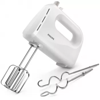 Philips 3000 series Daily Collection Mixer 300 W, Mikser ręczny, Wyrabianie, Ubijanie, 1.2 m, 1150 RPM, Obrotowy, 83 dB