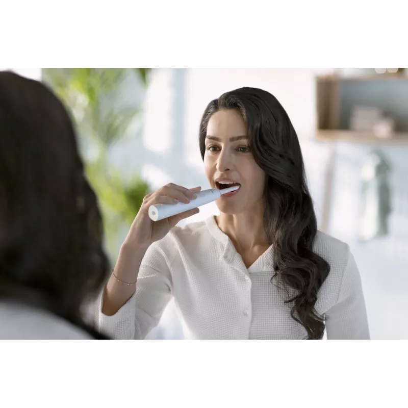 Sonic toothbrush Philips 3100 series HX3671/13 — sonic, 31,000 mov/min, pressure sensor, Li‑Ion, built‑in battery, 1 brush head, biały