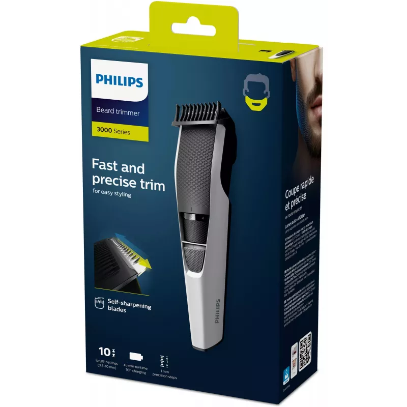 Philips Seria 3000 Trymer do brody Seria 3000 BT3206/14 Trymer do brody