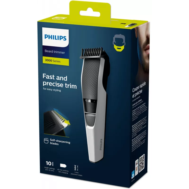 Philips Seria 3000 Trymer do brody Seria 3000 BT3206/14 Trymer do brody