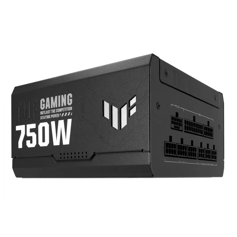ASUS TUF Gaming 750W Gold zasilacz 20+4 pin ATX ATX Czarny