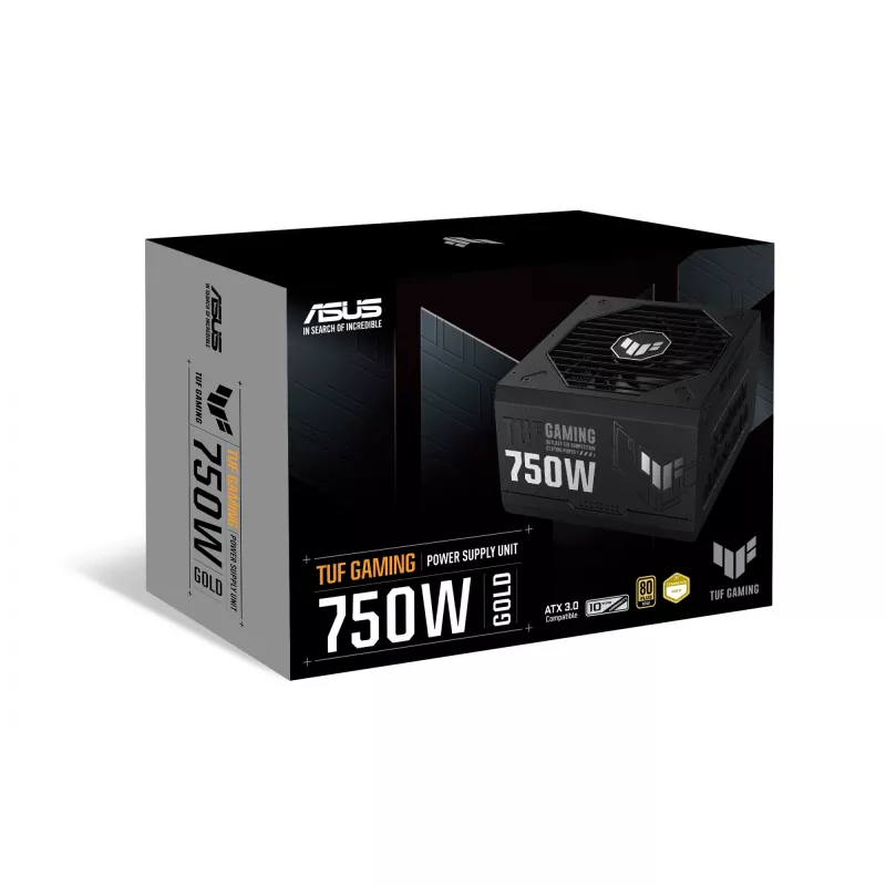 ASUS TUF Gaming 750W Gold zasilacz 20+4 pin ATX ATX Czarny