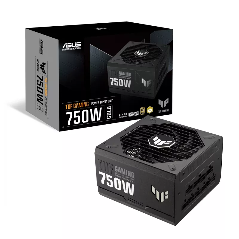 ASUS TUF Gaming 750W Gold zasilacz 20+4 pin ATX ATX Czarny