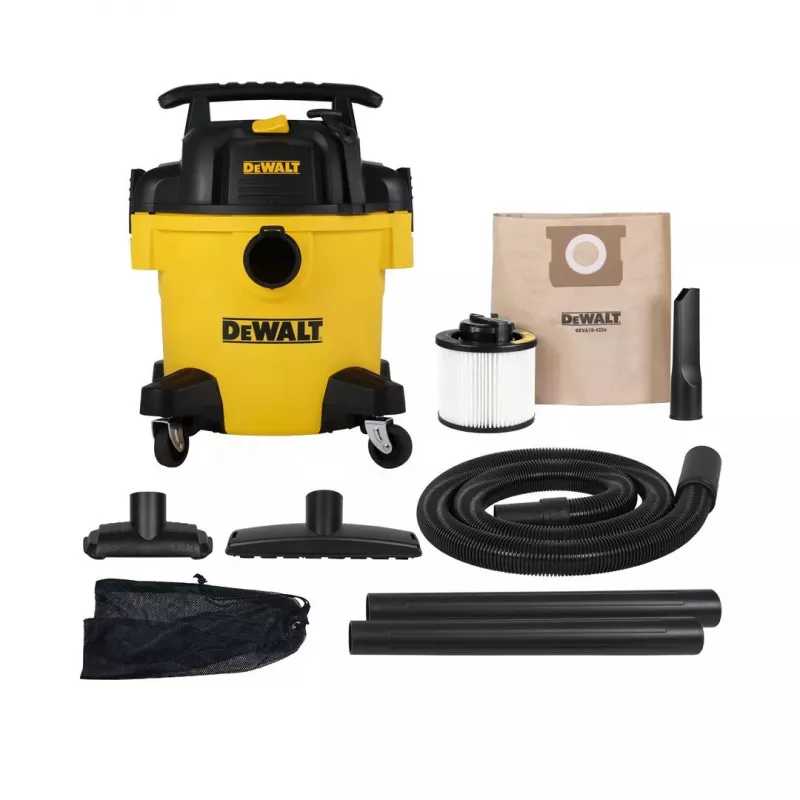 Odkurzacz DeWalt AT-DXV20P — 20 L na mokro i sucho, 230 V, podciśnienie 15 kPa, filtr HEPA, kabel 3 m