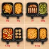 Tefal Easy Fry Dual XXL EY942HE0 frytownica Podwójna 11 l Wolnostojąca 2020 W Frytownica na gorące powietrze Szary