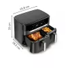 Tefal Easy Fry Dual XXL EY942HE0 frytownica Podwójna 11 l Wolnostojąca 2020 W Frytownica na gorące powietrze Szary