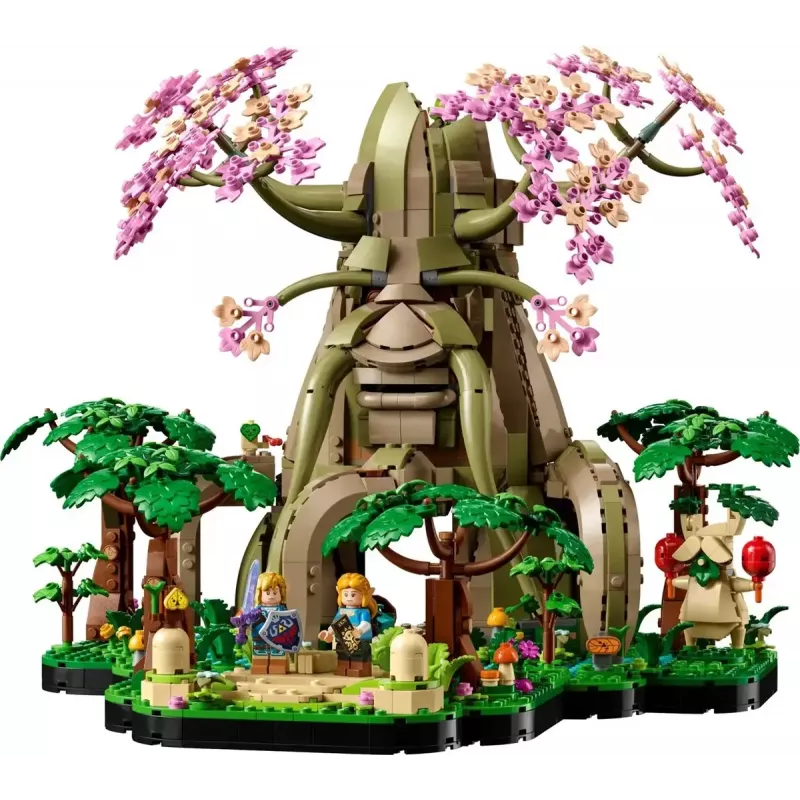 Zestaw LEGO The Legend of Zelda Wielkie Drzewo Deku 2-w-1 (77092) — 2500 elementów, 4 minifigurki, wysokość 330 mm