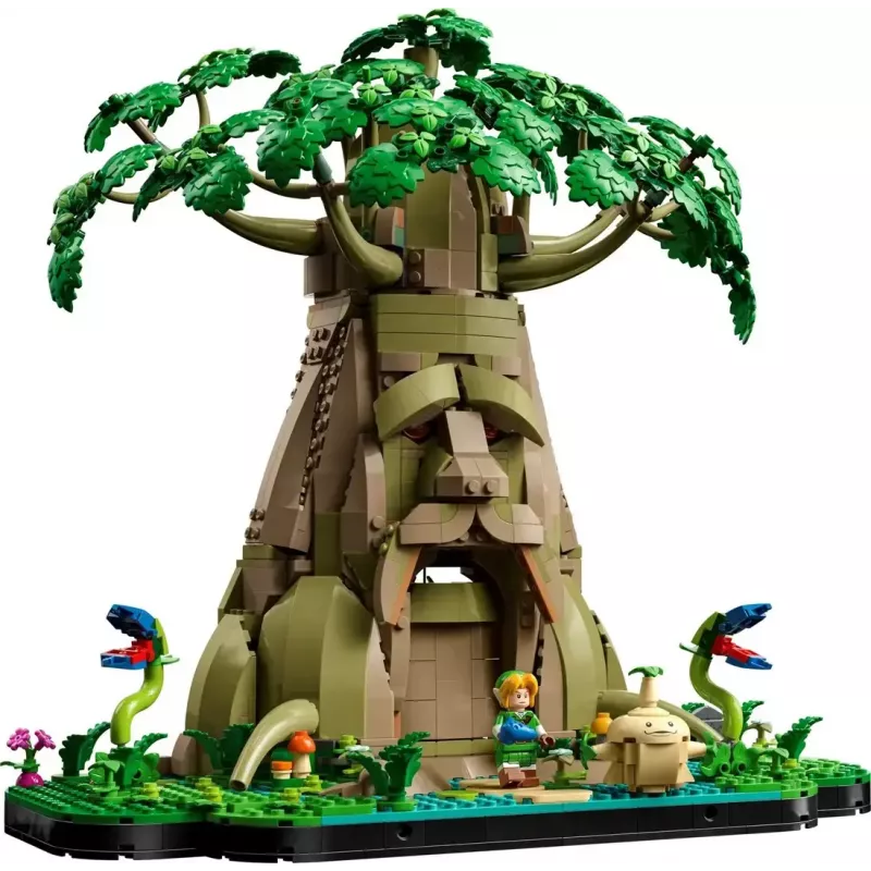 Zestaw LEGO The Legend of Zelda Wielkie Drzewo Deku 2-w-1 (77092) — 2500 elementów, 4 minifigurki, wysokość 330 mm
