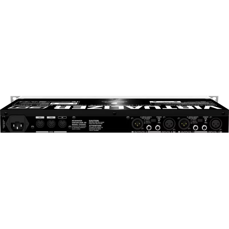 Procesor efektów Behringer FX2000 44.5 mm szerokości 483 mm głębokości 217 mm wysokości