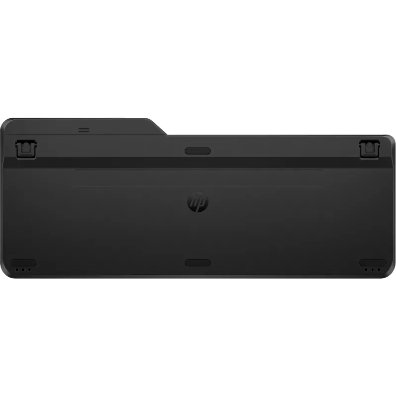 Klawiatura bezprzewodowa HP 475 Dual-Mode — pełnowymiarowa QWERTY, RF + Bluetooth 5.3, klawiatura numeryczna, czarna, 376×153×19 mm