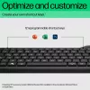 Klawiatura bezprzewodowa HP 475 Dual-Mode — pełnowymiarowa QWERTY, RF + Bluetooth 5.3, klawiatura numeryczna, czarna, 376×153×19 mm