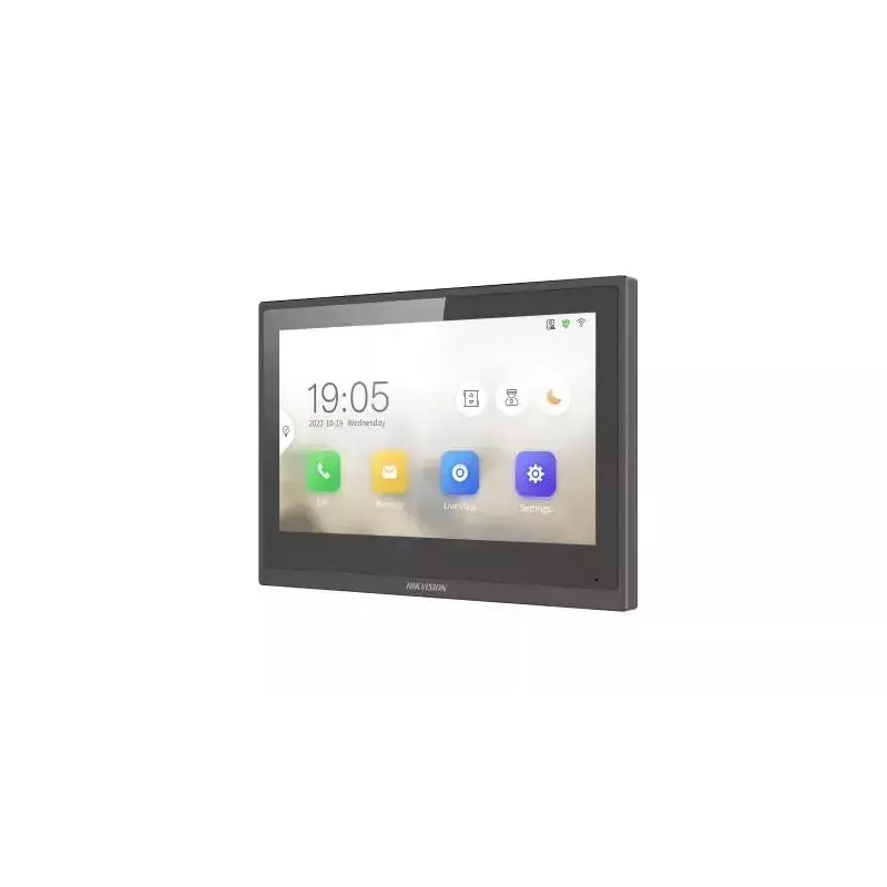 System wideodomofonu Hikvision DS-KH6351-WTE1 7-calowy LCD 1024x600 Czarny