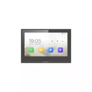 System wideodomofonu Hikvision DS-KH6351-WTE1 7-calowy LCD 1024x600 Czarny