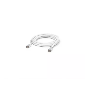 Kabel krosowy sieciowy UBIQUITI UACC-CABLE-PATCH-OUTDOOR-5M-W, RJ-45 Cat5e, miedź linkowa, 5 m, biały, S/UTP