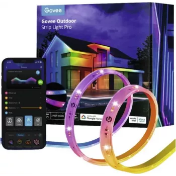 Zewnętrzna taśma LED Govee H70A1 10m Wi‑Fi Bluetooth RGBIC+ciepła biel