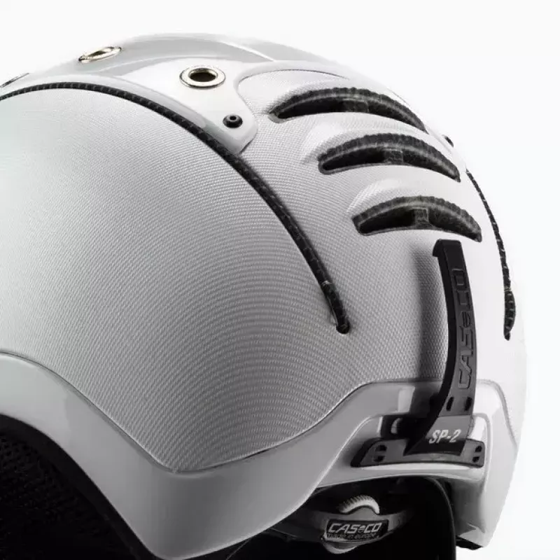 Kask narciarski Casco SP-2 Carbonic Visor biały rozmiar S (52-54 cm)