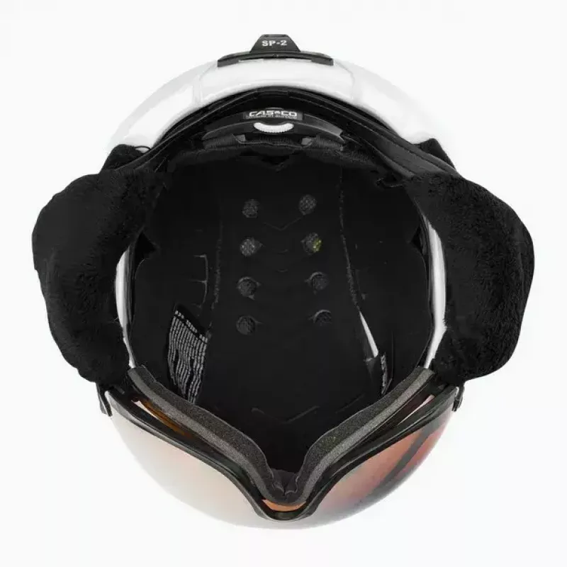 Kask narciarski Casco SP-2 Carbonic Visor biały rozmiar S (52-54 cm)