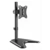 Uchwyt biurkowy do TV i monitora MANHATTAN 10–27 cali, uchylny/obrotowy/obracalny VESA 75×75–100×100, maks. 7 kg, czarny