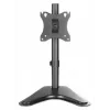 Uchwyt biurkowy do TV i monitora MANHATTAN 10–27 cali, uchylny/obrotowy/obracalny VESA 75×75–100×100, maks. 7 kg, czarny
