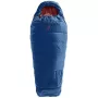 Śpiwór mumia DEUTER Starlight na wzrost 130–170 cm, wypełnienie z włókna pustego, letni, 910 g, z kapturem, nightblue/redwood