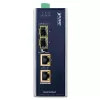 PLANET Industrial Media Converter 2x100/1000X SFP to 2x10/100/1000T 802.3bt PoE++