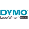 Drukarka etykiet DYMO LabelWriter 450 Duo | Bezpośrednia termiczna drukarka etykiet | Szybkie drukowanie etykiet, kodów kreskowych i więcej | Drukuje zarówno etykiety LW, jak i plastikowe etykiety D1