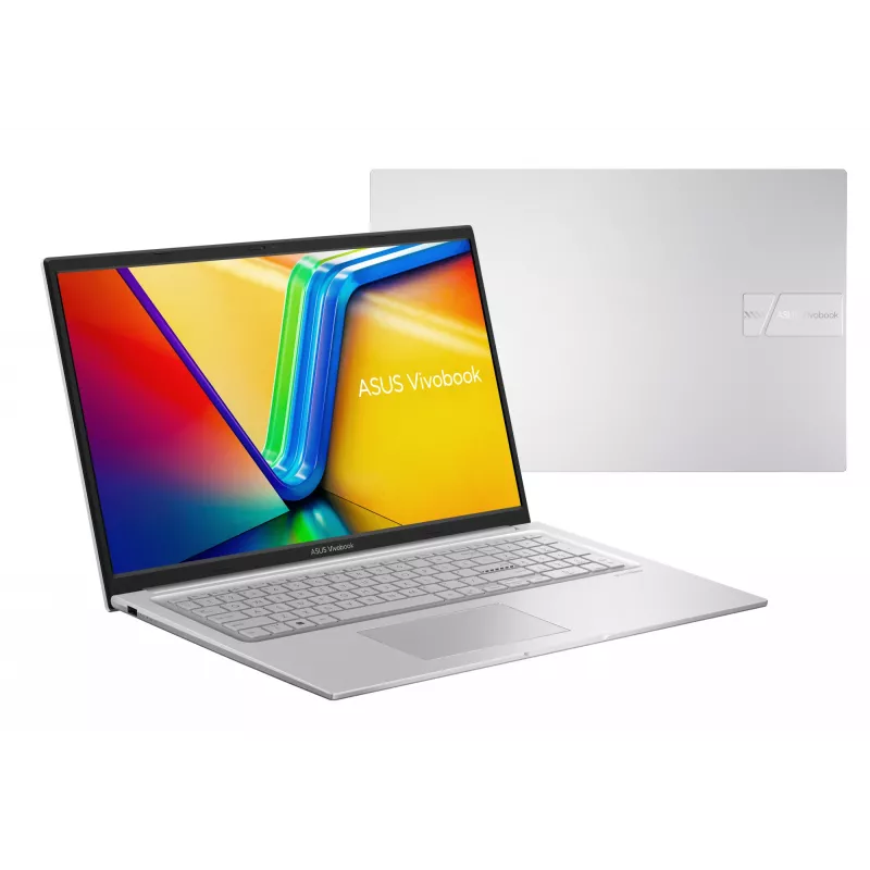 ASUS Vivobook 16 X1704VA-AU817W Intel Core 5 120U Laptop 43,9 cm (17,3 cala) Full HD 16 GB DDR4-SDRAM 512 GB SSD Wi-Fi 6 (802.11ax) Windows 11 Home Srebrny