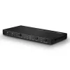 Lindy 4 Port HDMI 18G Switch z audio, HDMI, Metal, Czarny, 18 Gbit/s, 3840 x 2160 pikseli, 5.1 kanałów