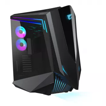 Obudowa PC GIGABYTE AORUS C700 GLASS – Full Tower, obsługuje płyty do E-ATX i chłodnice 420 mm, fabrycznie zainstalowane 5 wentylatorów 120 mm, USB 3.1 Type-C, RGB Fusion